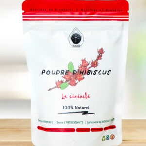 Poudre d'hibiscus rouge